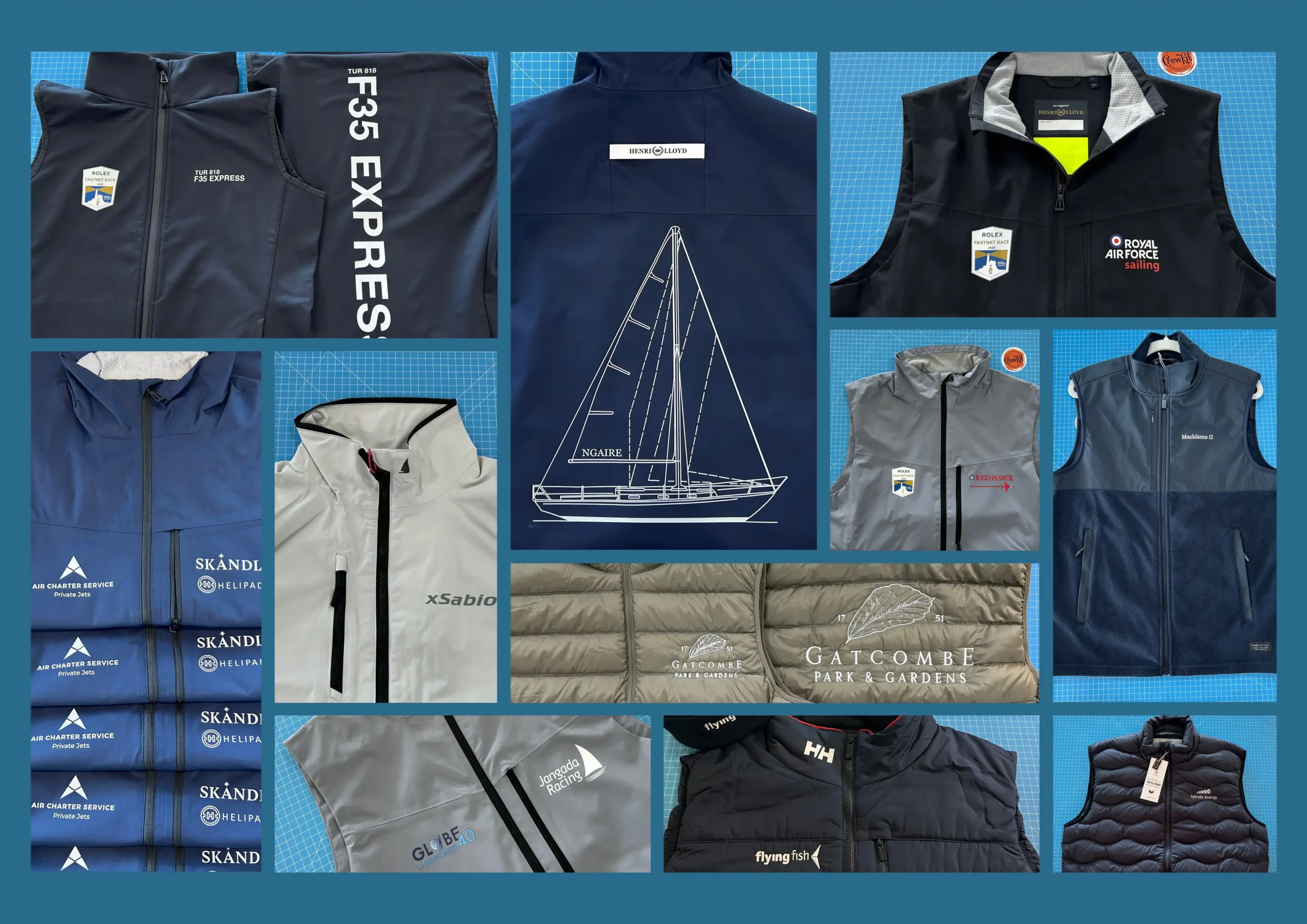Custom Branded Sailing Gilets