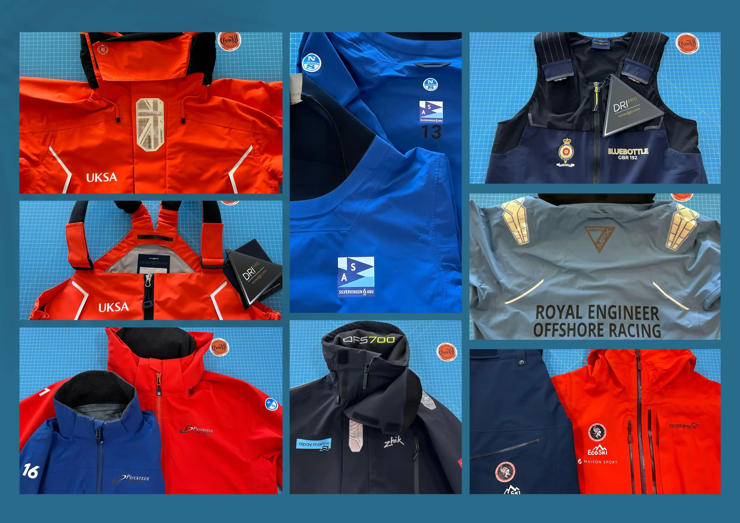 Custom Branded Sailing Wet Weather Gear